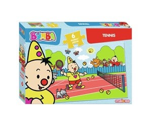 Puslespill - Studio 100 Bumba Puzzle - Tennis 6pcs. Gulv - MEBU00004590