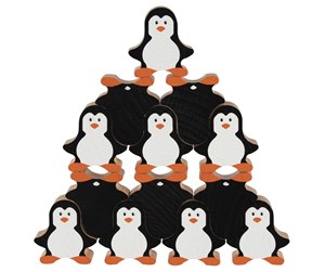 Treleker - Goki Wooden Stacking Game Penguin - 58683