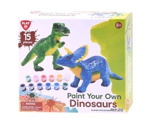 Kreative leker - PLAY Paint your own Dinos 15pcs. - 78183