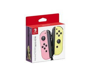 Spill - Tilbehør - Nintendo Joy Con Pair Pastel Pink/Pastel Yellow - Controller - Nintendo Switch - 0045496431686