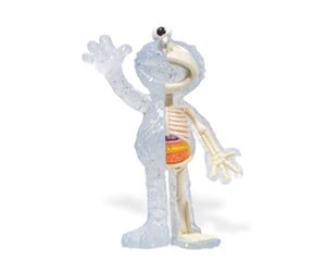 Reklameartikler - Mighty Jaxx - XXRAY (Elmo - Clear Glitter) 10 cm - Figur - 0658215276590