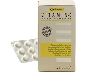 Hund - Diafarm Vitamin C tablets for dogs and cats 90pcs - H21251