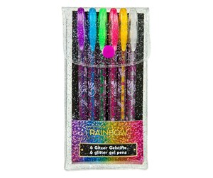 Kreative leker - Undercover Rainbow High Glitter Gel Pens 6pcs. - RHOF0197