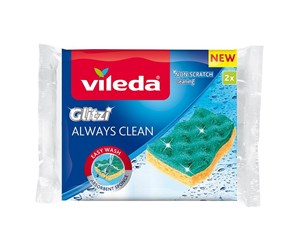 Rengjøring - Vileda Viscose Sponge Glitzi Always Clean 2 pcs - 168527