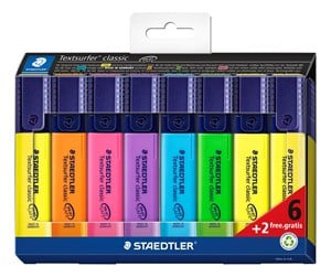 Skrive- & Tegneverktøy - Staedtler Highlighter Textsurfer promo 6+2 - 364 A C8