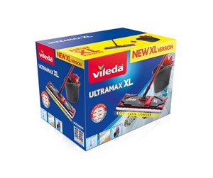 Rengjøring - Vileda Ultramax XL BOX set - flat mop + bucket - 160932