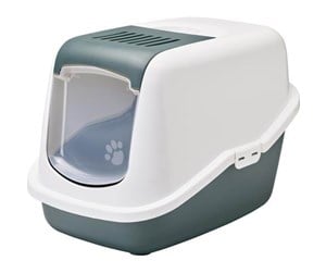 Katt - Savic Nestor Cat Toilet Home Green 56x39cm - K0227NG