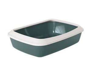 Katt - Savic Iriz + Rim Litter Tray 42cm - Nordic green - K0263NG