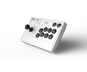 Spill - Tilbehør - 8BitDo Arcade Stick Xbox & PC White - Arcade stick - Microsoft Xbox One - RET00364