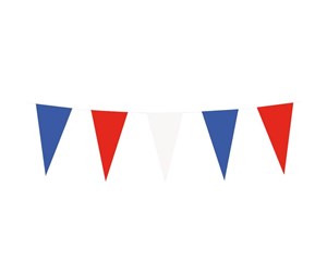 Leketøy - Boland Paper Flag Line Red White Blue 10mtr. - 42023