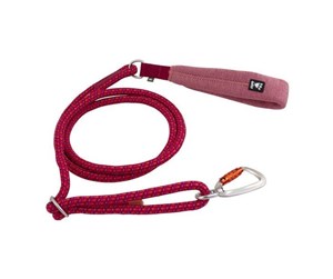 Hund - Hurtta Adjustable rope leash ECO beetroot 120-180cm/6mm - H934199