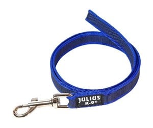 Hund - Julius-K9 IDC Color&Gray Leash w/o Handle Blue/Grey 20mm/1m - H658397