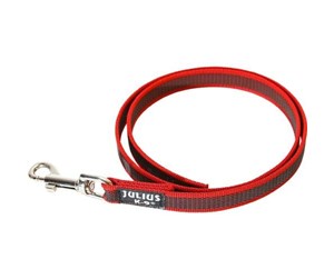 Hund - Julius-K9 IDC Color&Gray Leash w/o Handle Red/Grey 20mm/1m - H661670