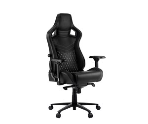 Gamingstol - ZEN GAMING CHAIRS ZEN NARA REAL LEATHER GAMING CHAIR Gamingstol - Svart - Lær - Opptil 130 kg - ZEN-0301