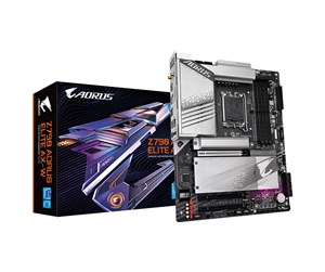 Hovedkort - GIGABYTE Z790 AORUS ELITE AX WHITE Hovedkort - Intel Z790 - Intel LGA1700 socket - DDR5 RAM - ATX - Z790 AORUS ELITE AX-W