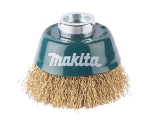 Vinkelsliper - Makita Wire Cup Brush - for steel hardwood paint rust weld edges - D-39746