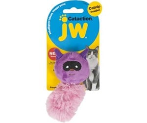 Katt - JW Cataction Catnip Racoon Purple/Pink - K710875