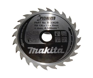 Sirkelsag - Makita Specialized Circular Saw Blade - for Wood - B-33629