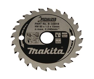 Sirkelsag - Makita Specialized Circular Saw Blade - for Laminate - B-33819