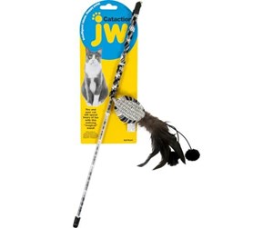 Katt - JW Cataction Feather Ball Cat Wand - K710967