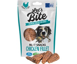 Hund - Let's Bite Meat Snacks. Chicken Fillet 80 g - BH2500080