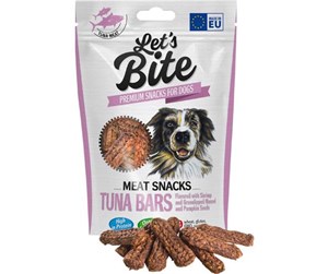 Hund - Let's Bite Meat Snacks Tuna Bars with Shrimp & Pumpkin Seeds 80g - BH2540080