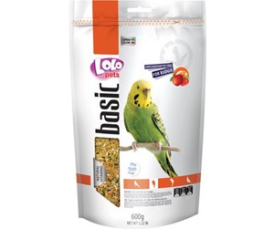 Fugl - Lolo Pets Budgie food w/fruit 600g resealable - FF70215