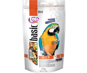 Fugl - Lolo Pets Parrot feed complete 350g resealable - FF70274