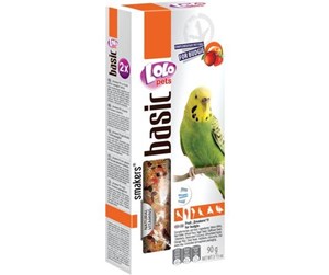 Fugl - Lolo Pets 2xseed sticks budgie w.fruit - FF72108