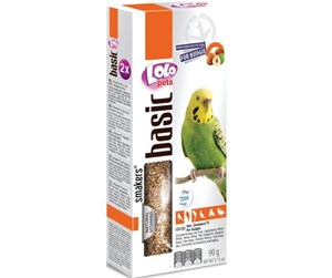 Fugl - Lolo Pets 2x seed sticks budgie w/nuts - FF72113