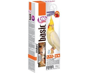 Fugl - Lolo Pets 2x seed sticks nymph parakeet w.fruit - FF72206