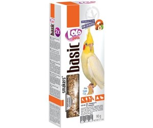 Fugl - Lolo Pets 2x seed sticks parakeet with nut - FF72207