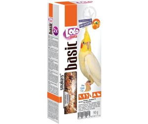 Fugl - Lolo Pets 2x seed sticks parakeet with orange - FF72208