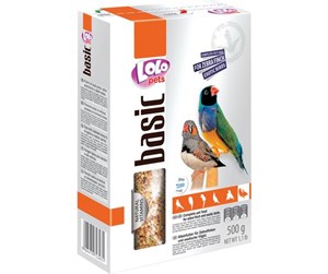 Fugl - Lolo Pets Zebra Finch and Exotic Bird Food 500g - FF72303