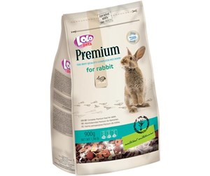 Smådyr - Lolo Pets Rabbit feed Premium 900g - HT70122