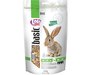 Smådyr - Lolo Pets Rabbit feed complete 600g resealable - HT70124