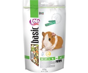 Smådyr - Lolo Pets Guinea pig feed complete 600g resealable - HT70134