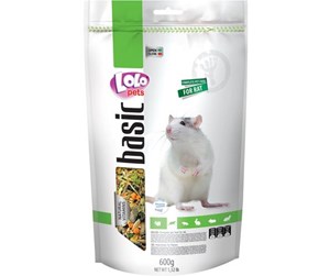 Smådyr - Lolo Pets Rat feed complete 600g resealable - HT70154