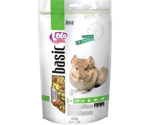 Smådyr - Lolo Pets Chinchilla feed complete 600g resealable - HT70164