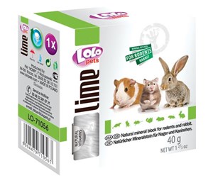 Smådyr - Lolo Pets Limestone for Rodents Natural 40 g - HT71056