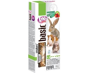 Smådyr - Lolo Pets 2x seed sticks rodent/rabbit fruit - HT71107