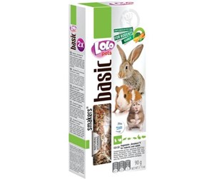 Smådyr - Lolo Pets 2x seed sticks rodent/rabbit vegetables - HT71108