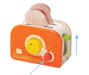 Treleker - Wonderworld Toaster Wood - WW-4542