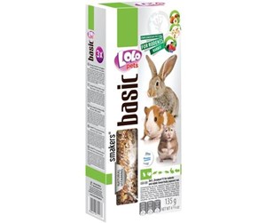 Smådyr - Lolo Pets 3x seed sticks rodent/rabbit assorted - HT71113