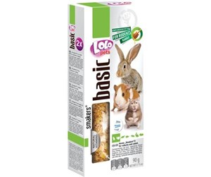 Smådyr - Lolo Pets 2xseed sticks rodent/rabbit honey - HT71115