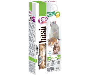 Smådyr - Lolo Pets 2xseed sticks rodent/rabbit cheese - HT71118