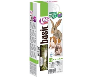 Smådyr - Lolo Pets 2x seed sticks rodent/rabbit alfalfa - HT71136