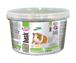 Smådyr - Lolo Pets Complete guinea pig feed 2000g in a bucket - HT71361