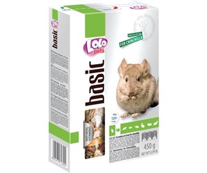 Smådyr - Lolo Pets Chinchilla feed complete 450g - HT71600