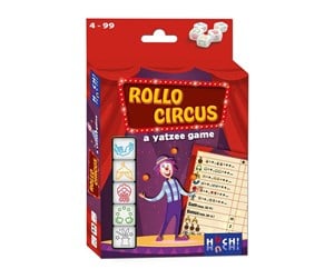 Brettspill & Puslespill - Asmodee Rollo Yatzee - Circus Dice Game - HUT242022